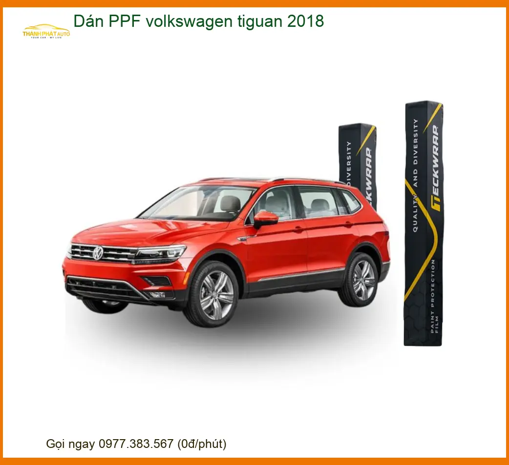 Dán PPF Volkswagen Tiguan 2018 - Địa Chỉ Thi Công Uy Tín TPHCM