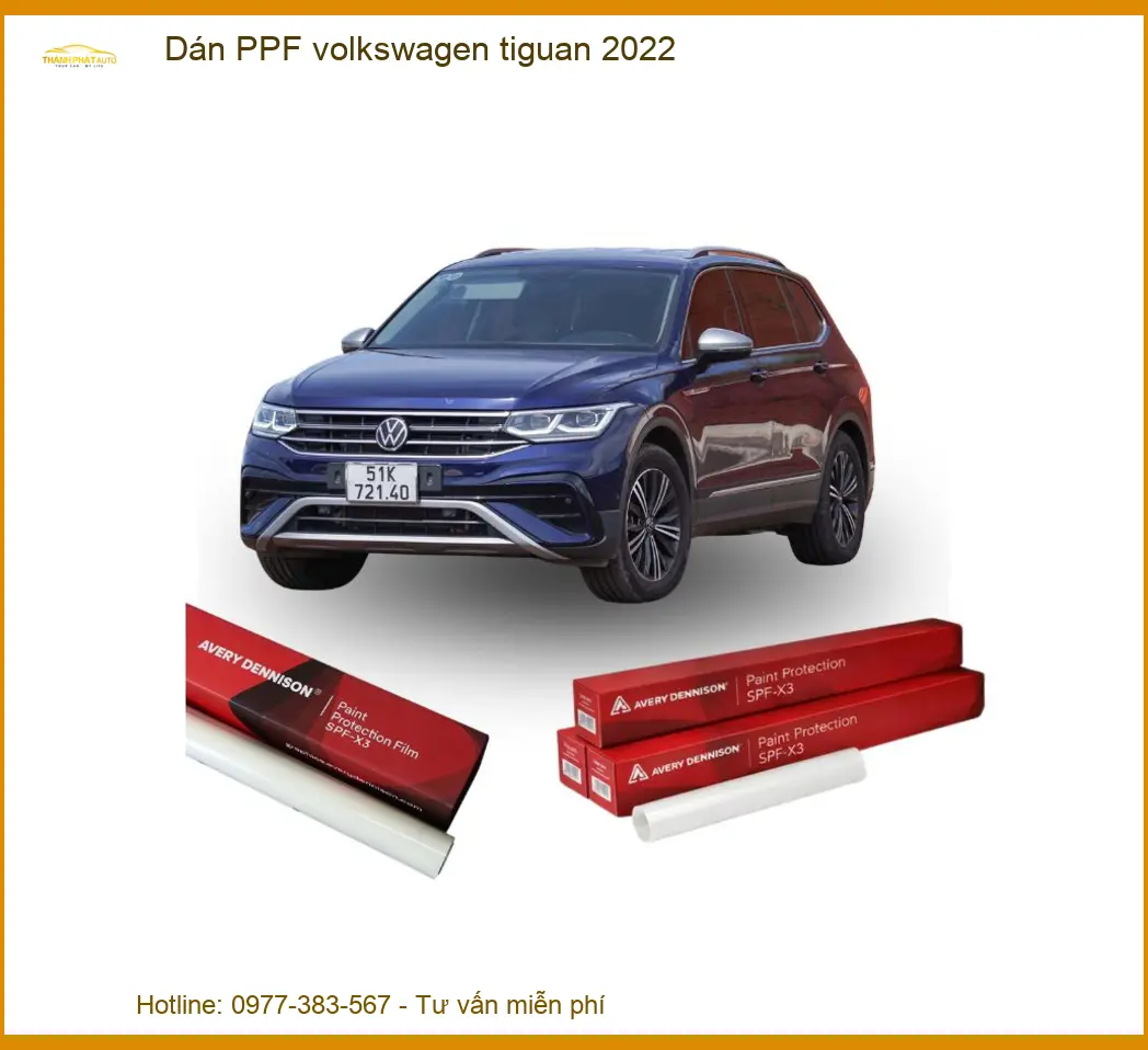 Dán PPF Volkswagen Tiguan 2022 - Địa Chỉ Lắp Đặt Uy Tín TPHCM