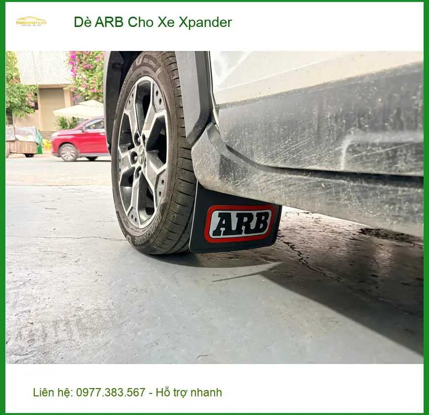Anh Thanh Tùng lắp Dè ARB cho Xpander ở Quận Tân Phú chống văng bùn đất