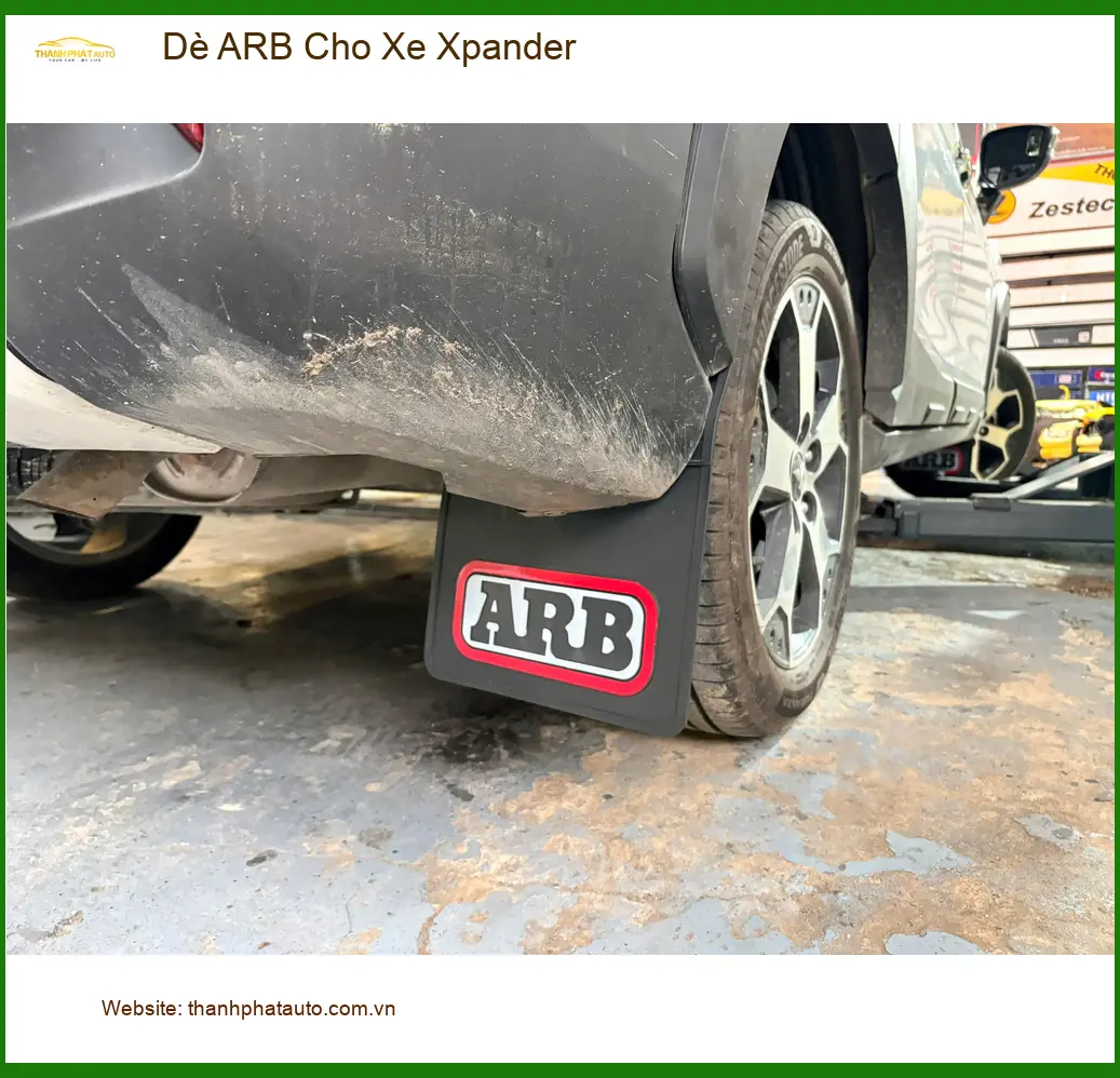 Anh Khang lắp Dè ARB cho xe Xpander tại Quận 2 để bảo vệ gầm xe khỏi bùn đất ảnh thực tế 2
