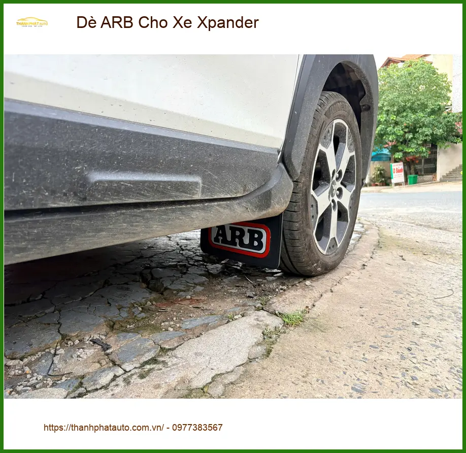 Anh Thanh Tùng lắp Dè ARB cho Xpander ở Quận Tân Phú chống văng bùn đất ảnh thực tế 3