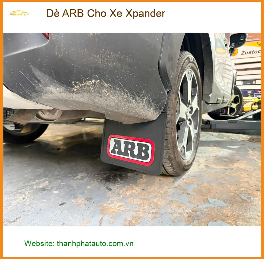 Anh Thanh Tùng lắp Dè ARB cho Xpander ở Quận Tân Phú chống văng bùn đất ảnh thực tế 4