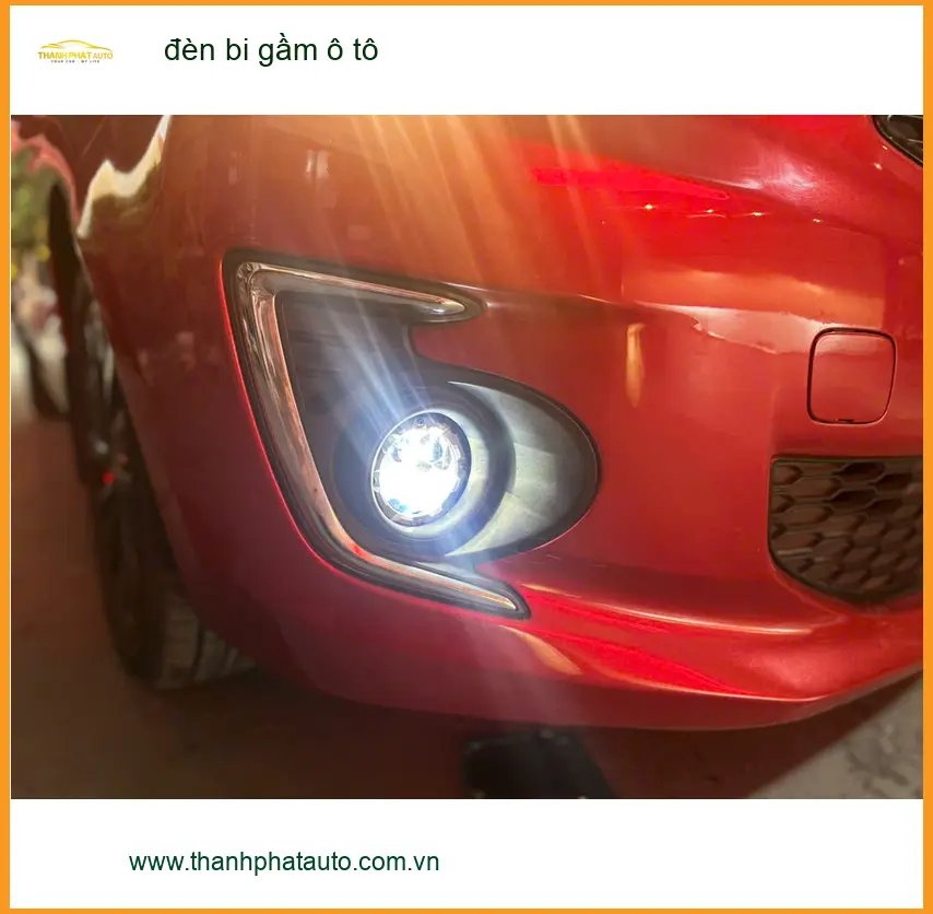 Anh Phong độ đèn bi gầm ô tô Hyundai Creta vì đèn zin yếu tại Bình Chánh