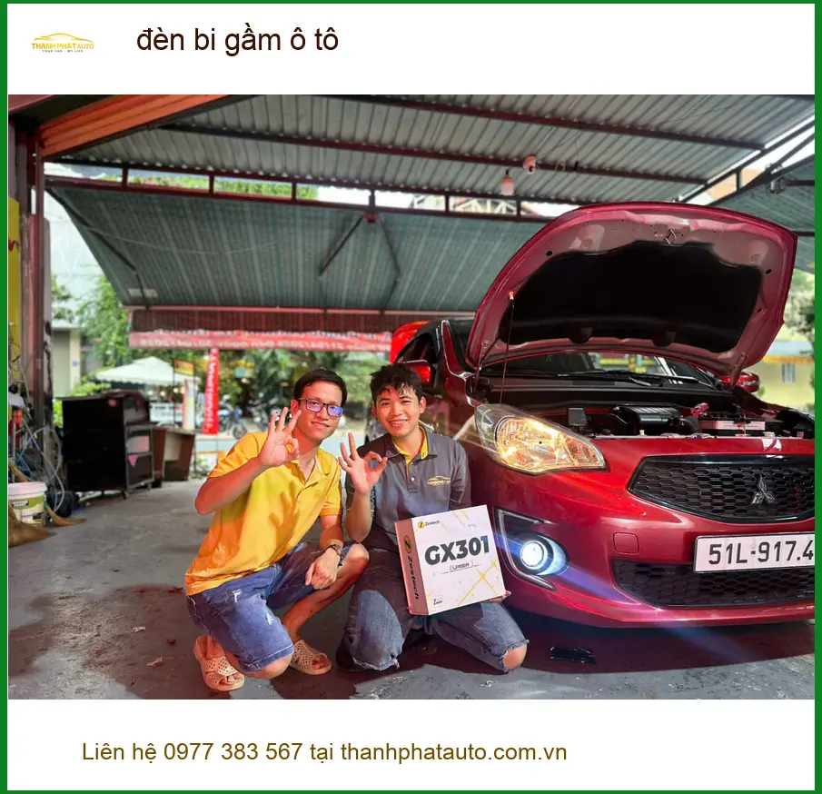 Anh Phong độ đèn bi gầm ô tô Hyundai Creta vì đèn zin yếu tại Bình Chánh ảnh thực tế 2