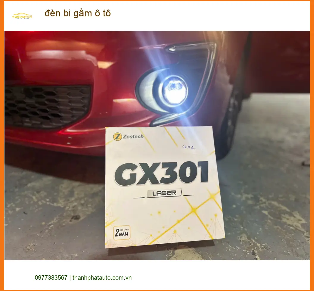 Bác Khang lắp đèn bi gầm ô tô cho Suzuki XL7 vì đèn zin yếu tại Quận Phú Nhuận