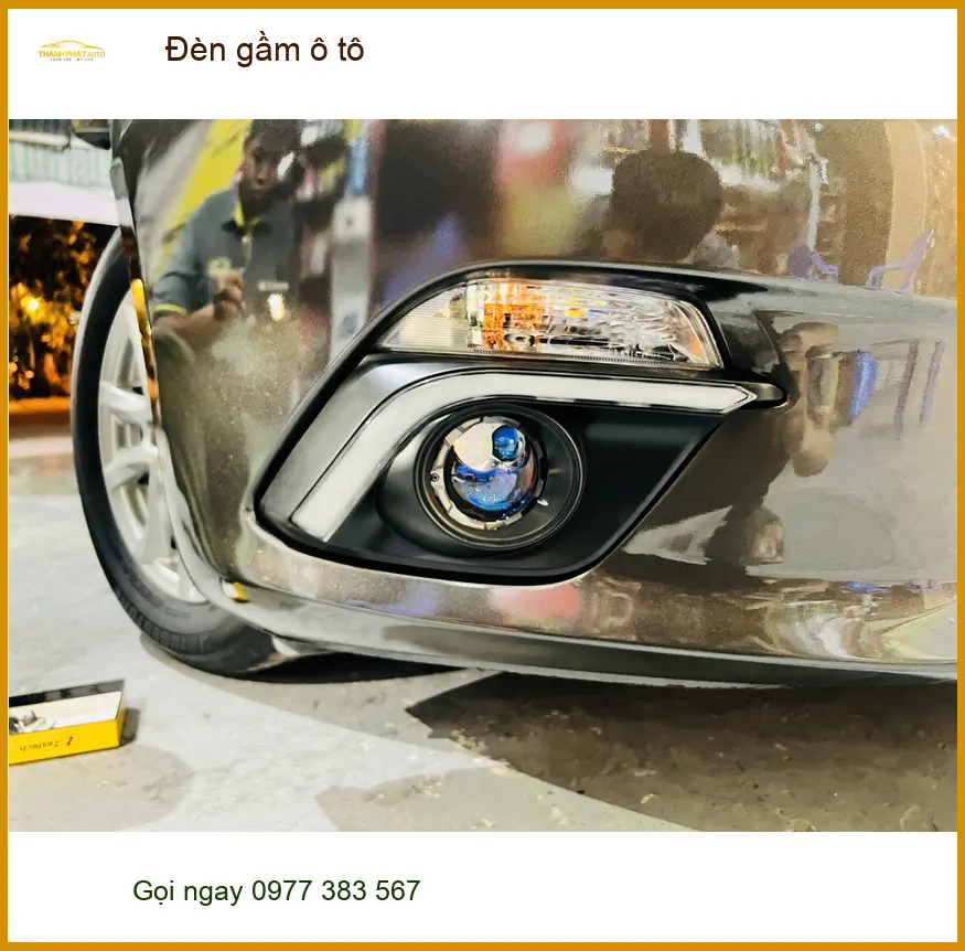 Địa chỉ Độ đèn gầm ô tô uy tín Quận Huyện Cần Giờ cho xe Ford Everest của Anh Huy