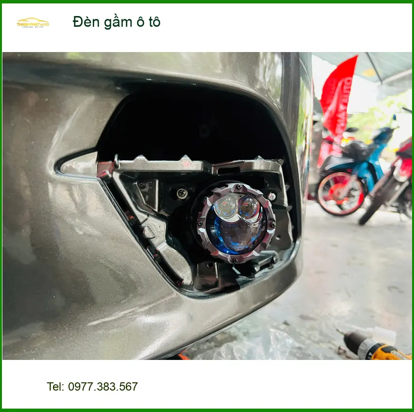 Anh Minh độ đèn gầm ô tô Kia Carnival tại Quận 6 đi đêm an toàn ảnh thực tế 2