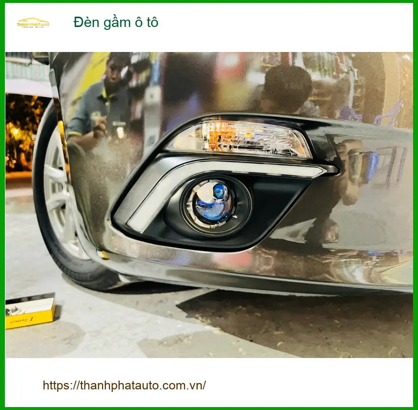 Anh Minh độ đèn gầm ô tô Kia Carnival tại Quận 6 đi đêm an toàn ảnh thực tế 5