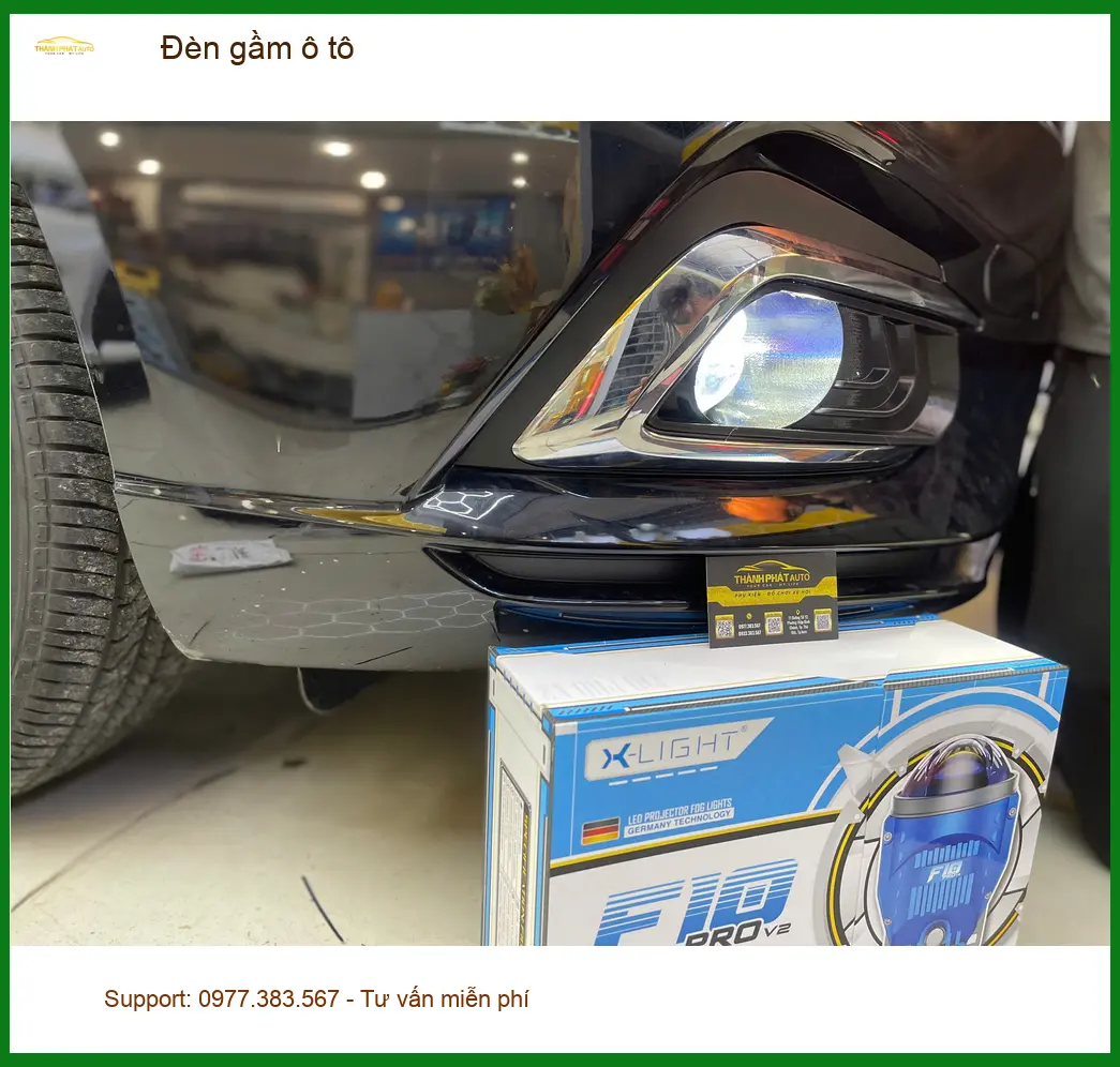 Anh Khang độ đèn gầm ô tô Hyundai Creta tại Quận 2 để đi đêm an toàn ảnh thực tế 2