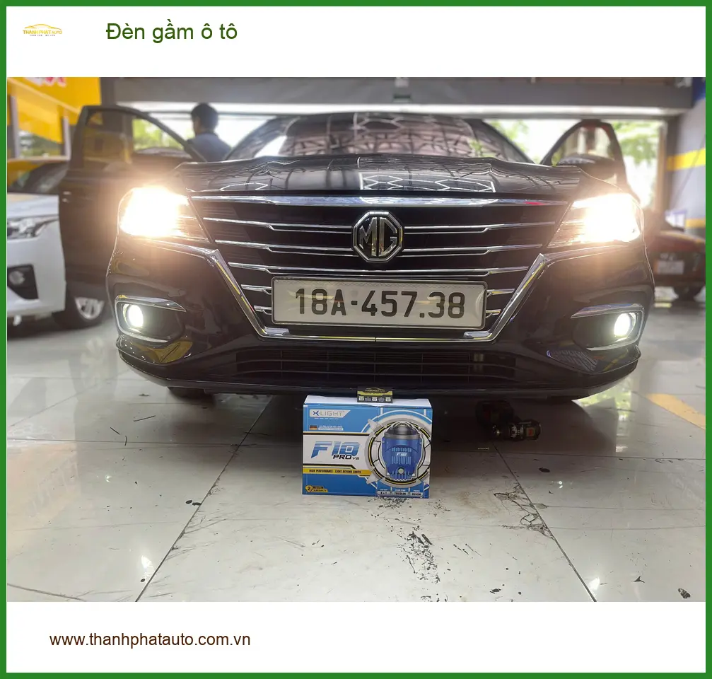 Anh Khang độ đèn gầm ô tô Hyundai Creta tại Quận 2 để đi đêm an toàn ảnh thực tế 3