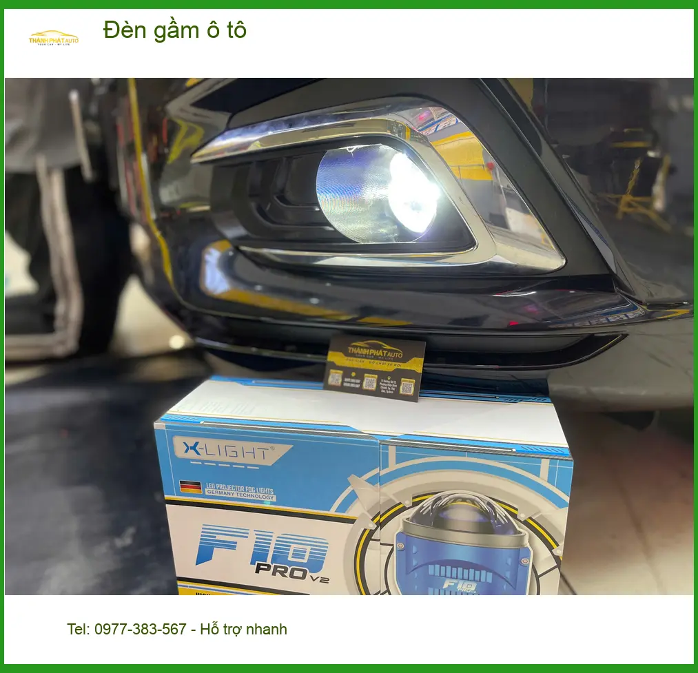 Anh Tiến nâng cấp đèn gầm ô tô Honda HR-V tại Quận Tân Bình để tăng tầm nhìn đêm ảnh thực tế 4