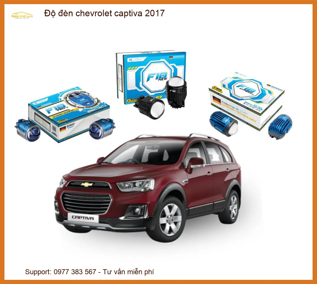 Độ đèn Chevrolet Captiva 2017 - Trung Tâm Độ Uy Tín TPHCM