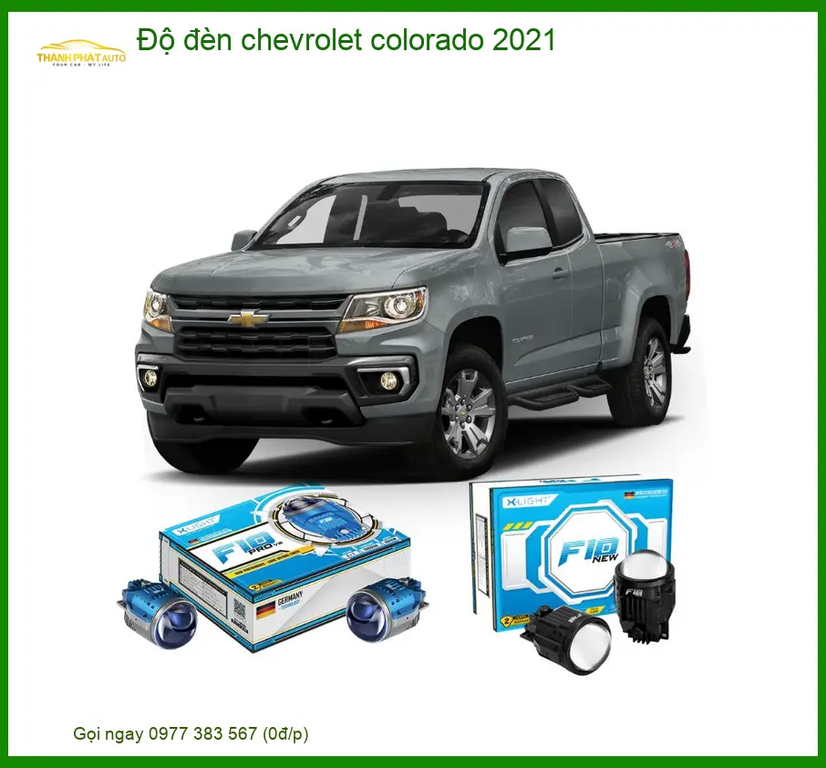 Độ Đèn Chevrolet Colorado 2021 - Trung Tâm Thi Công Độ Đèn Cao Cấp TPHCM