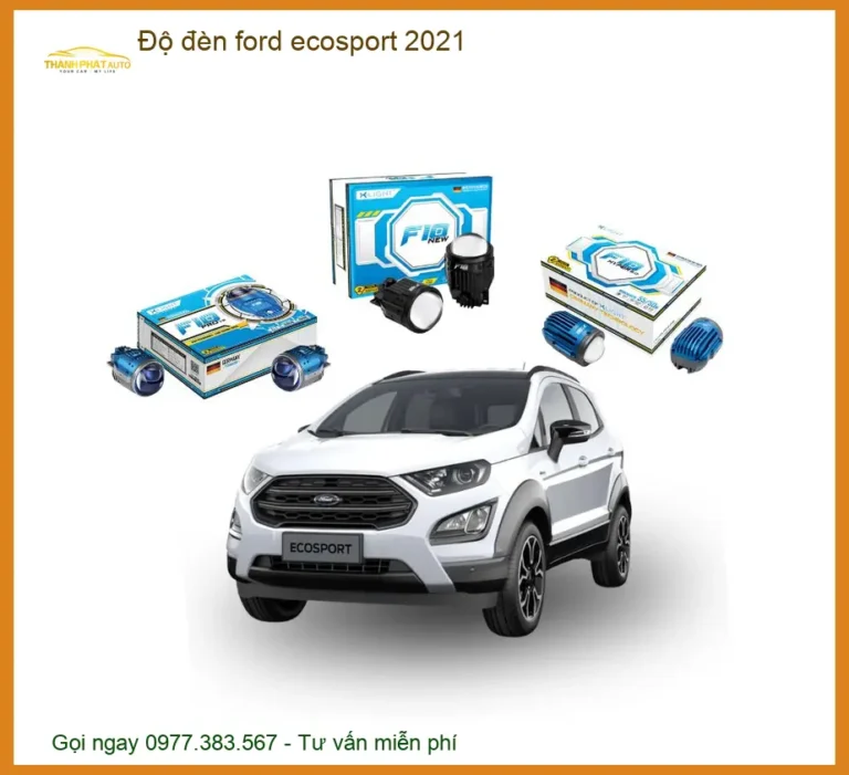 Độ Đèn Bi LED Laser Ford Ecosport 2021 - Địa Chỉ Lắp Đặt Chính Hãng TPHCM