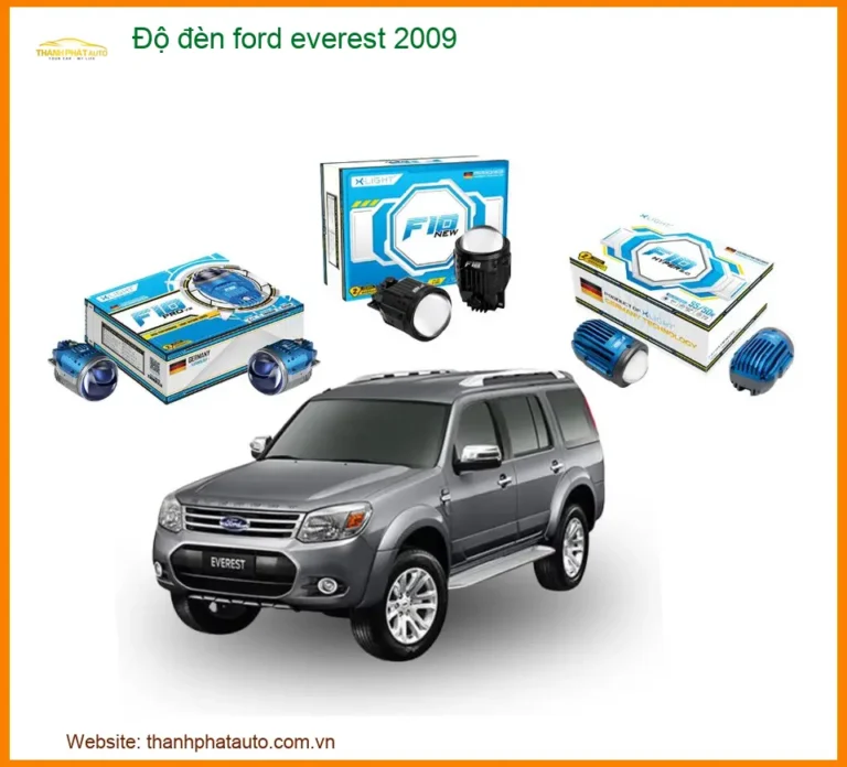 Độ đèn pha bi LED Ford Everest 2009 - Trung Tâm Lắp Đặt Uy Tín TPHCM