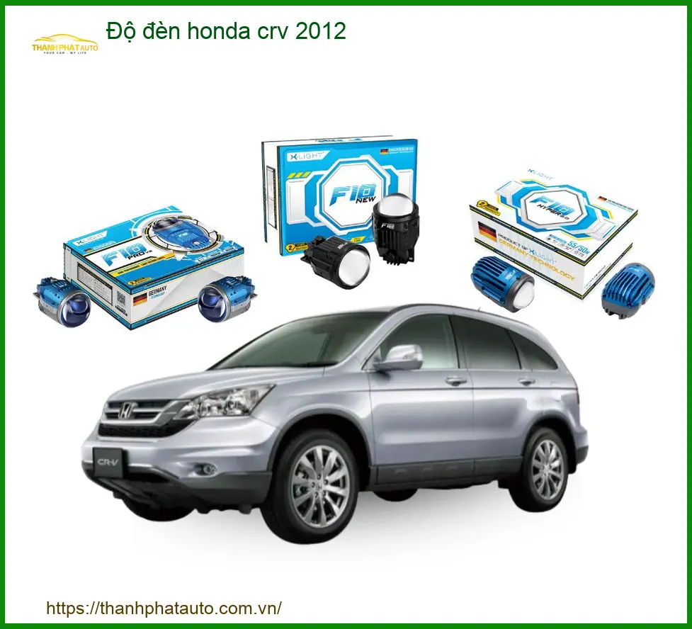 Độ Đèn Bi LED Cao Cấp Honda CRV 2012 - Địa Chỉ Lắp Đặt Uy Tín TPHCM