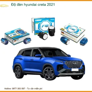 Độ Đèn Bi LED Hyundai Creta 2021 - Trung Tâm Chuyên Lắp Đặt Độ Đèn Chính Hãng TPHCM