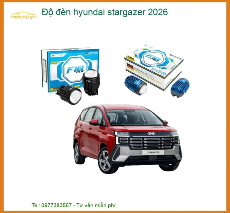 Độ đèn LED Hyundai Stargazer 2026 - Trung Tâm Lắp Đặt Chính Hãng TPHCM