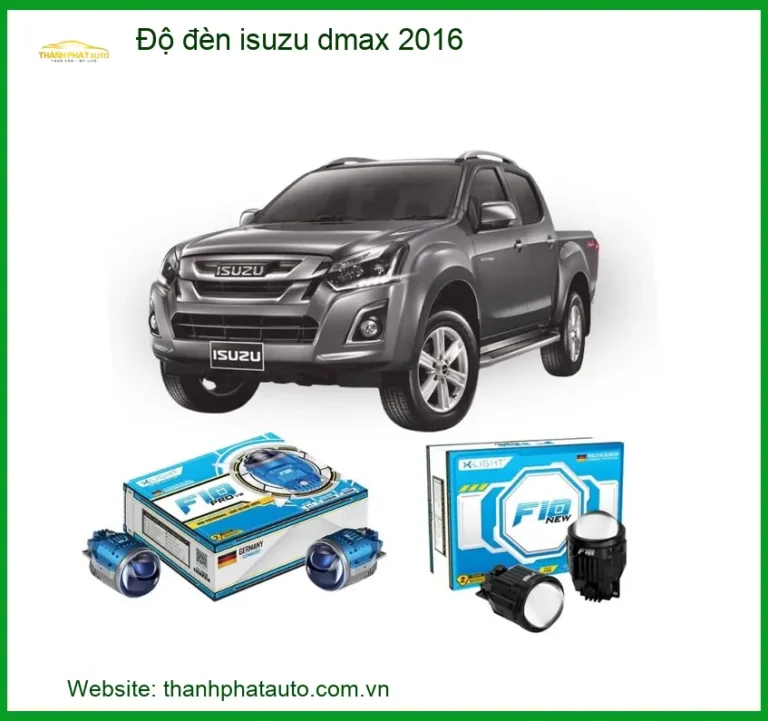 Dịch Vụ Độ Đèn Isuzu Dmax 2016 - Trung Tâm Lắp Đặt Chính Hãng TPHCM