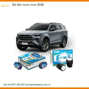 Độ đèn Isuzu MUX 2026 - Trung Tâm Độ Đèn Uy Tín TPHCM