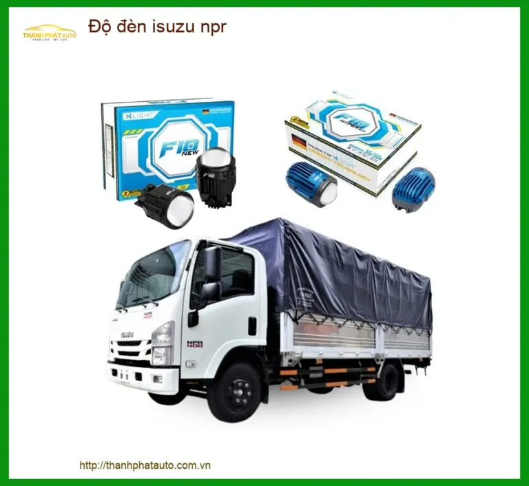 Độ Đèn Pha Bi LED/Xenon Isuzu NPR - Địa Chỉ Lắp Đặt Đèn Chính Hãng Uy Tín TPHCM