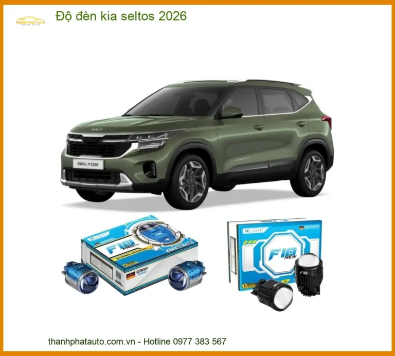 Độ Đèn Bi Gầm LED Laser Kia Seltos 2026 - Địa Chỉ Lắp Đặt Nâng Cấp Uy Tín TPHCM