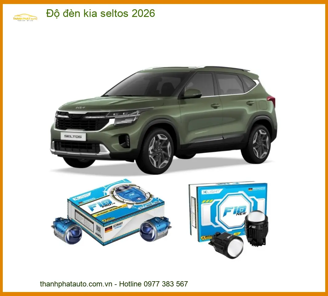 Độ Đèn Bi Gầm LED Laser Kia Seltos 2026 - Địa Chỉ Lắp Đặt Nâng Cấp Uy Tín TPHCM