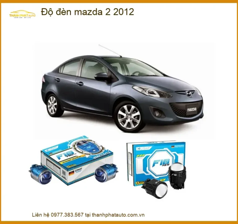 Độ Đèn Mazda 2 2012 - Địa Chỉ Thi Công Chính Hãng TPHCM
