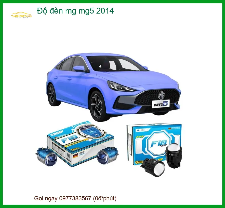 Dịch Vụ Độ Đèn Bi LED Cho Xe MG MG5 Đời 2014 - Trung Tâm Lắp Đặt Chính Hãng TPHCM