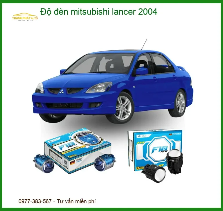 Độ đèn bi xenon led Mitsubishi Lancer 2004 - Trung Tâm Lắp Đặt Uy Tín TPHCM