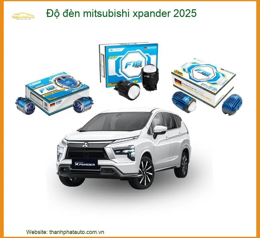 Độ Đèn Bi LED Mitsubishi Xpander 2025 - Trung Tâm Lắp Đặt Uy Tín TPHCM