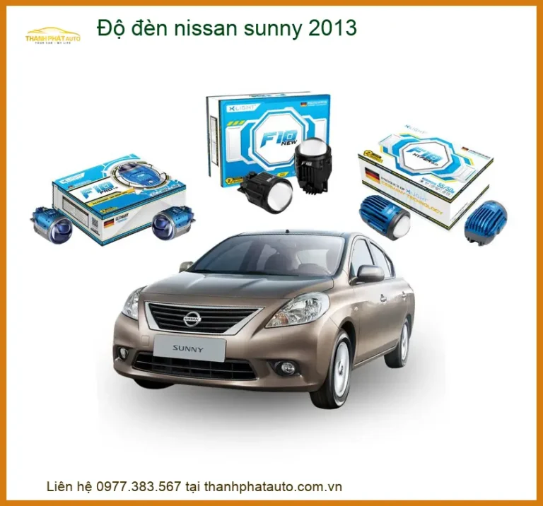 Độ đèn Nissan Sunny 2013 - Đơn Vị Nâng Cấp Đèn Chính Hãng TPHCM