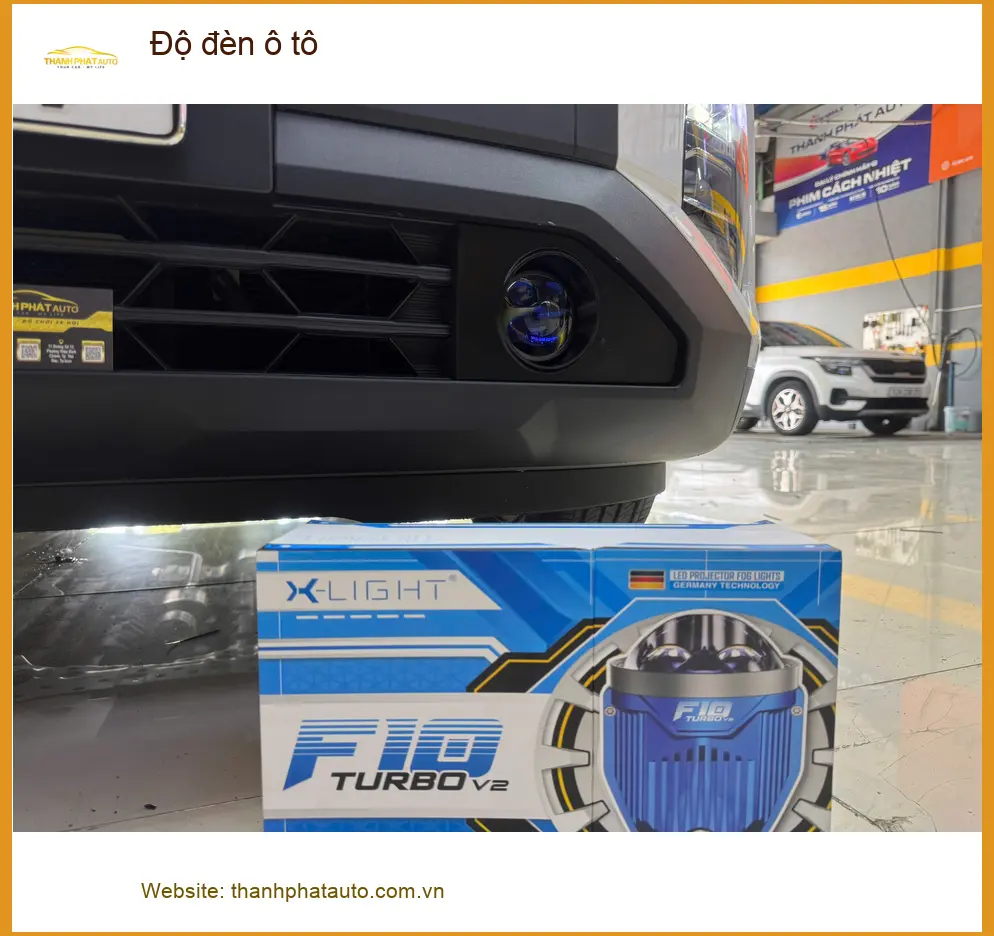 Anh Bảo độ đèn ô tô cho Suzuki Swift tại Quận Gò Vấp vì đèn zin quá tối khi trời mưa