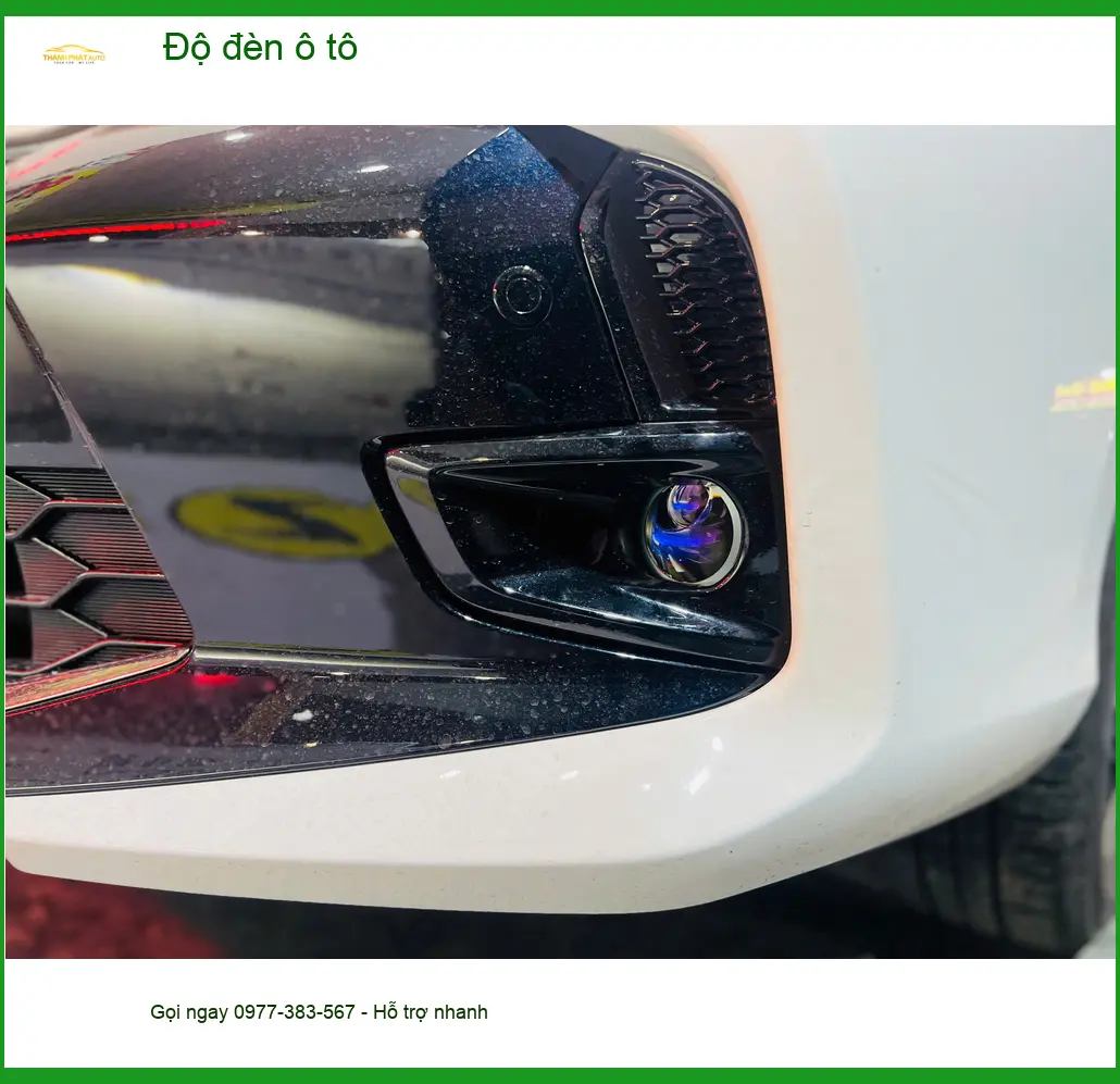 Anh Khải độ đèn ô tô Honda CRV tại Quận Tân Bình vì đèn zin mờ, khó quan sát khi trời tối ảnh thực tế 4