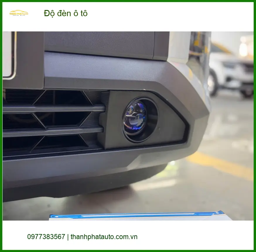 Anh Quang độ đèn ô tô cho Hyundai Accent tại Quận 12 để cải thiện tầm nhìn ban đêm