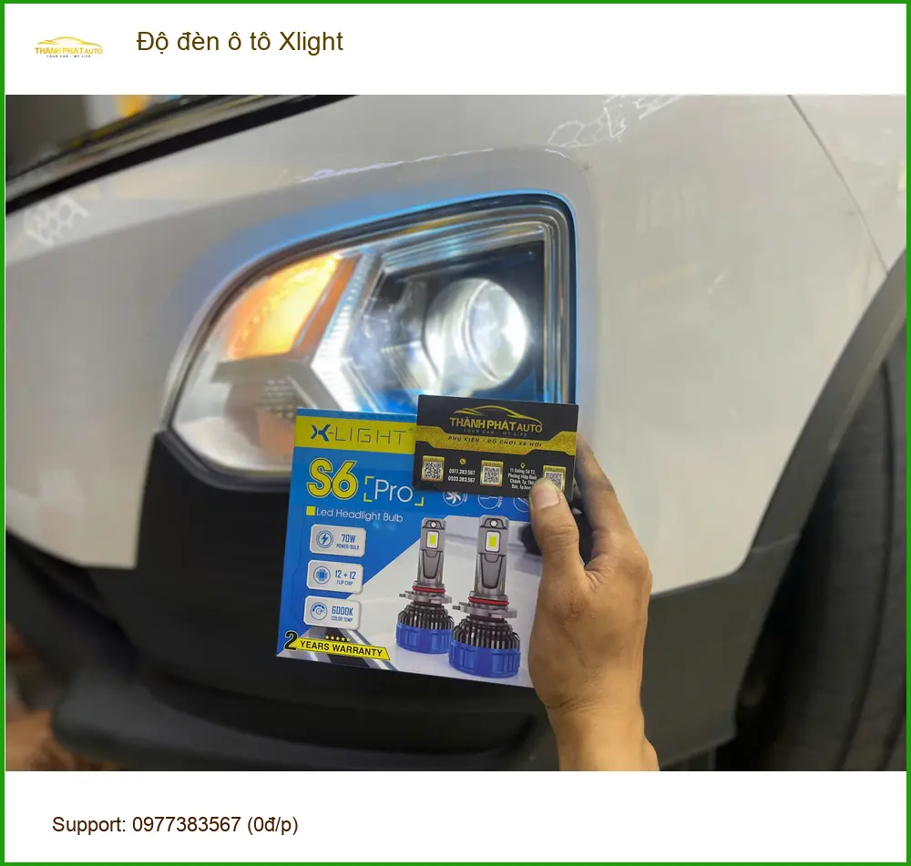 Anh Quang độ đèn Xlight cho Hyundai Creta tại Quận Gò Vấp để tăng cường ánh sáng ảnh thực tế 3