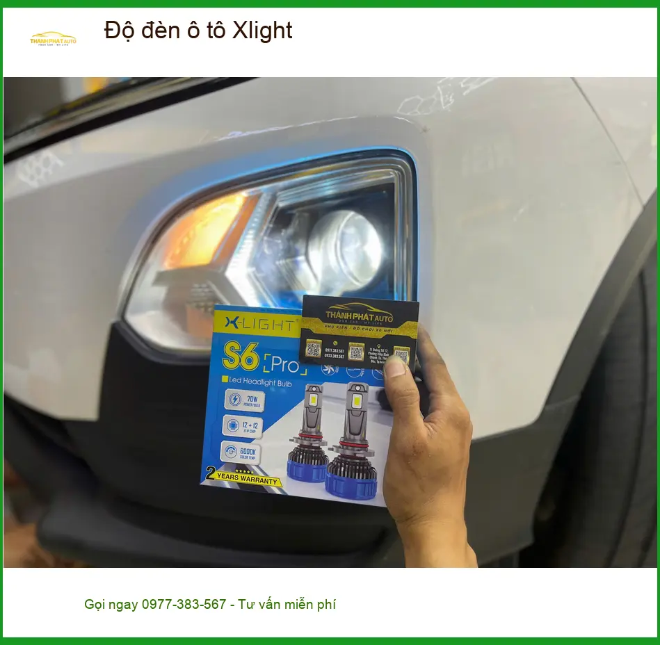 Anh Khải độ đèn Xlight cho Honda CR-V tại Thủ Đức vì đèn zin yếu khi đi đêm ảnh thực tế 4