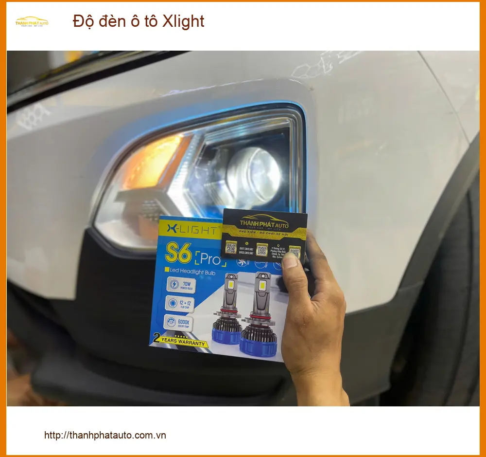 Chị Thảo độ đèn ô tô Xlight cho Mazda CX-5 tại Quận Tân Bình ảnh thực tế 2