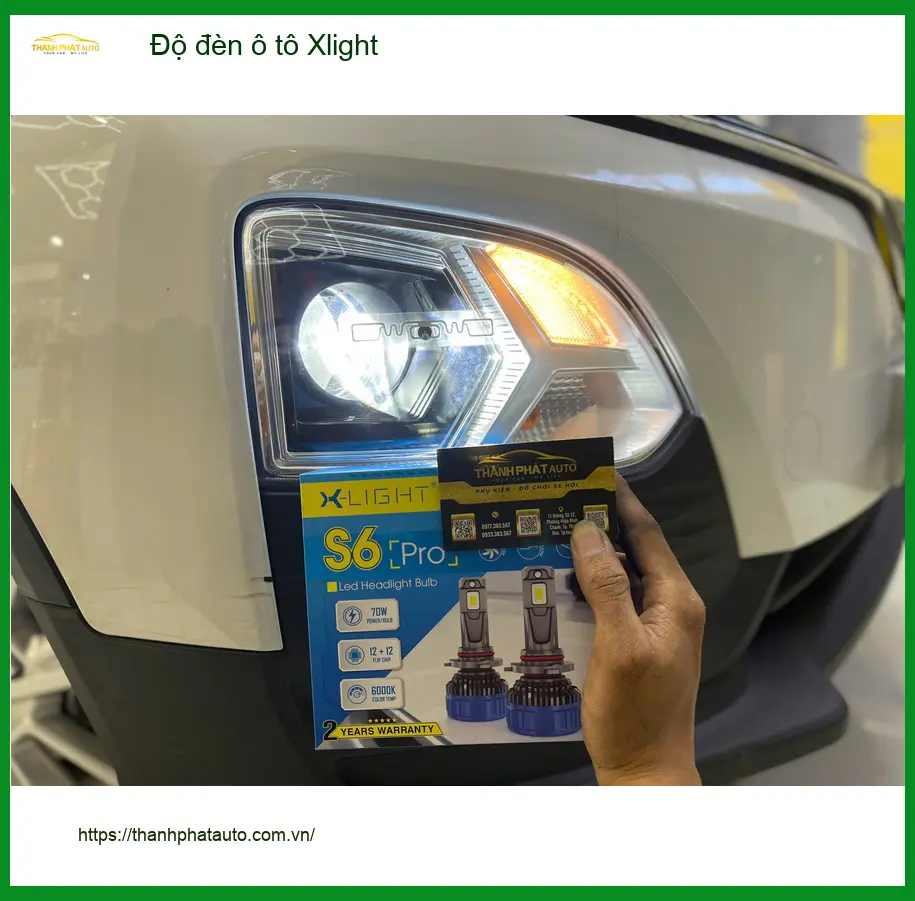 Chị Thảo độ đèn ô tô Xlight cho Mazda CX-5 tại Quận Tân Bình ảnh thực tế 3