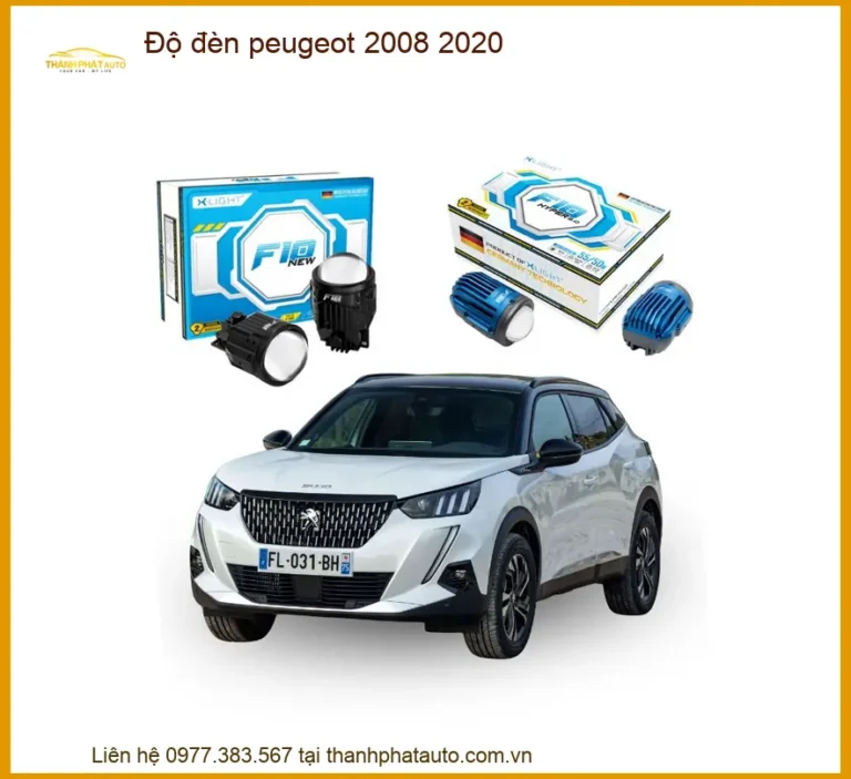 Độ đèn Peugeot 2008 2020 - Địa Chỉ Lắp Đặt Chính Hãng Giá Tốt TPHCM