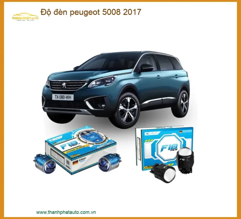 Độ Đèn Tăng Sáng Peugeot 5008 2017 - Địa Chỉ Lắp Đặt Chính Hãng TPHCM