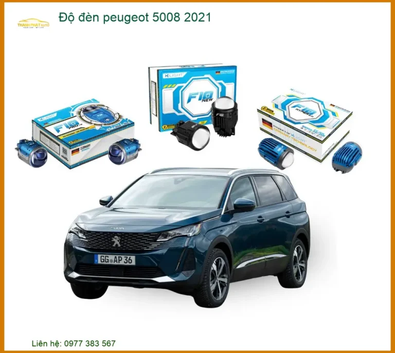 Độ đèn Peugeot 5008 2021 - Trung Tâm Nâng Cấp Uy Tín TPHCM