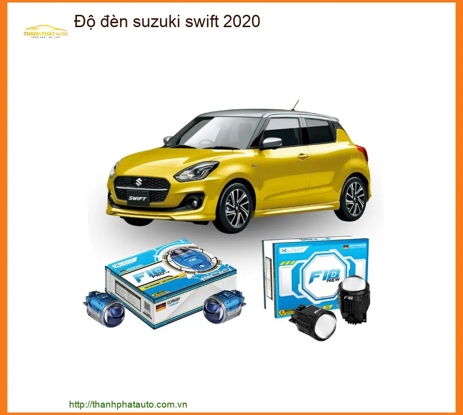 Độ Đèn Bi LED Xenon Suzuki Swift 2020 - Nơi Độ Đèn Uy Tín Cao Cấp TPHCM