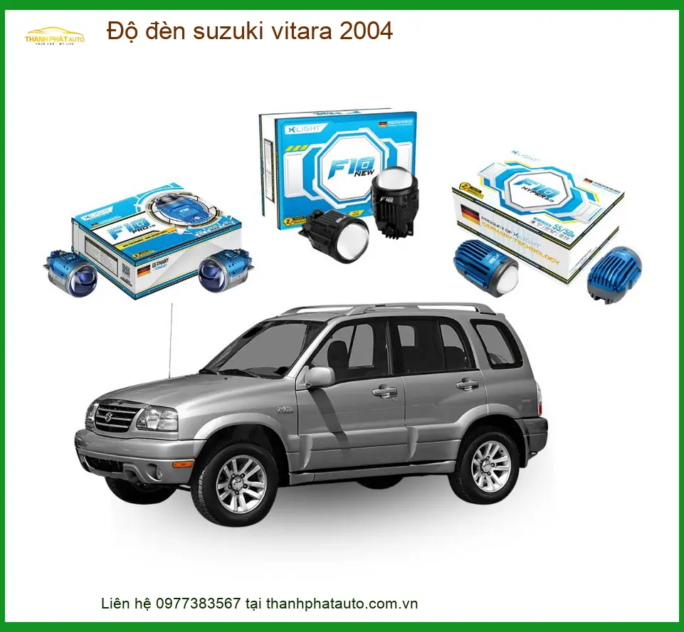 Độ đèn LED Suzuki Vitara 2004 - Địa Chỉ Lắp Đặt Đèn Chính Hãng Giá Tốt TPHCM