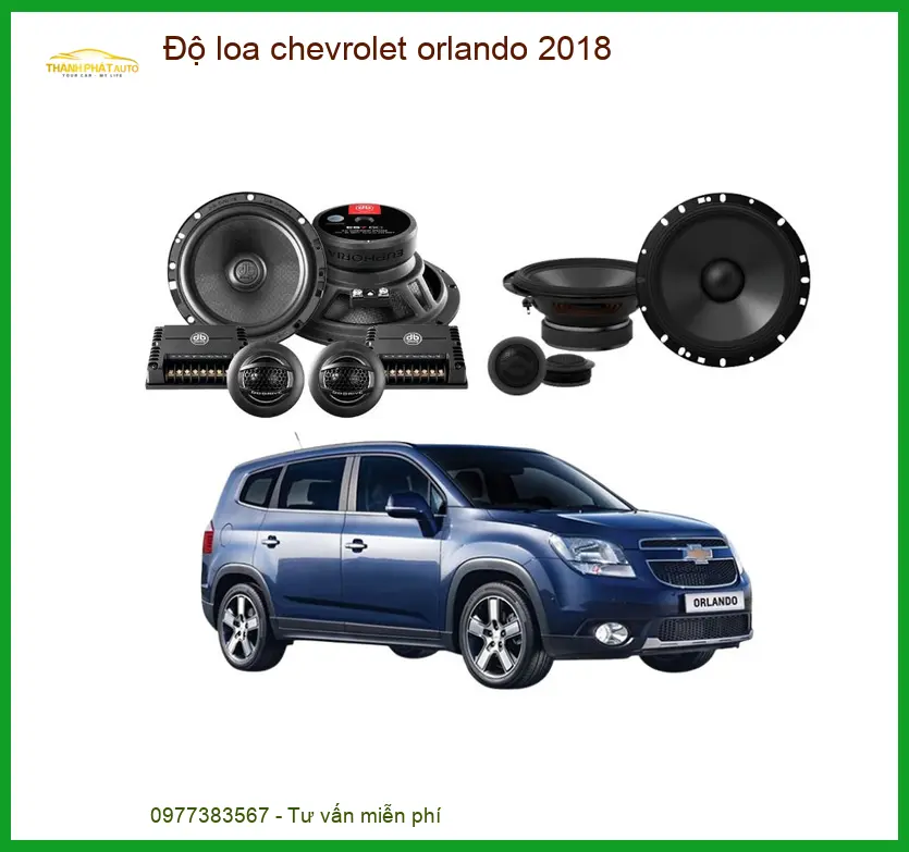 Độ Loa Chevrolet Orlando 2018 - Trung Tâm Chuyên Lắp Đặt Loa Xe Hơi Uy Tín TPHCM