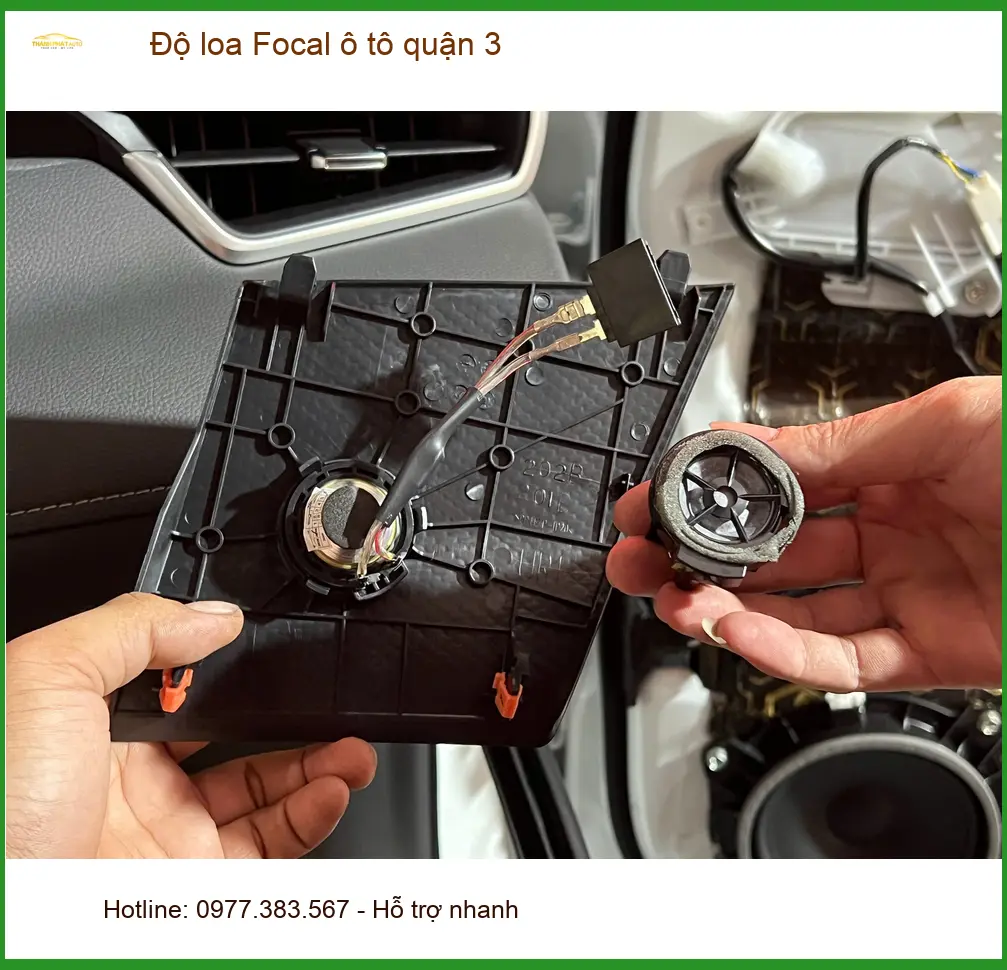 Trung Tâm Độ Loa Ô Tô loa Focal ô tô quận 3 - Nâng Cấp Chính Hãng