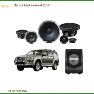 Độ loa Ford Everest 2006 - Địa Chỉ Lắp Đặt Uy Tín TPHCM