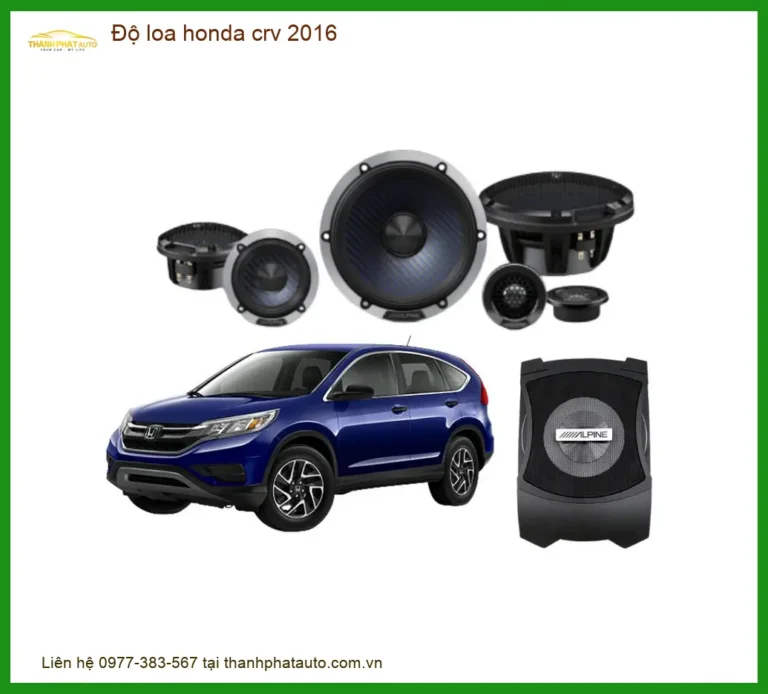 Độ Loa Ô Tô Honda CRV 2016 - Nơi Chuyên Nâng Cấp Âm Thanh Uy Tín TPHCM