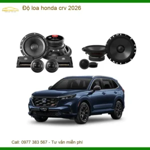 Bộ Loa Nâng Cấp Âm Thanh Honda CRV 2026 - Địa Chỉ Lắp Đặt Chính Hãng TPHCM