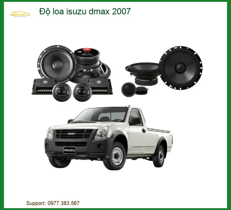 Nâng Cấp Hệ Thống Loa Isuzu Dmax 2007 - Trung Tâm Lắp Đặt Chính Hãng TPHCM